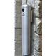 SMOKERS POST WALL MOUNT 24" THICK GAUGE WITH STATUARY BRONZE FINISH